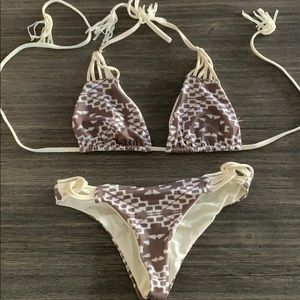 Reversible Tribal Print Bikini